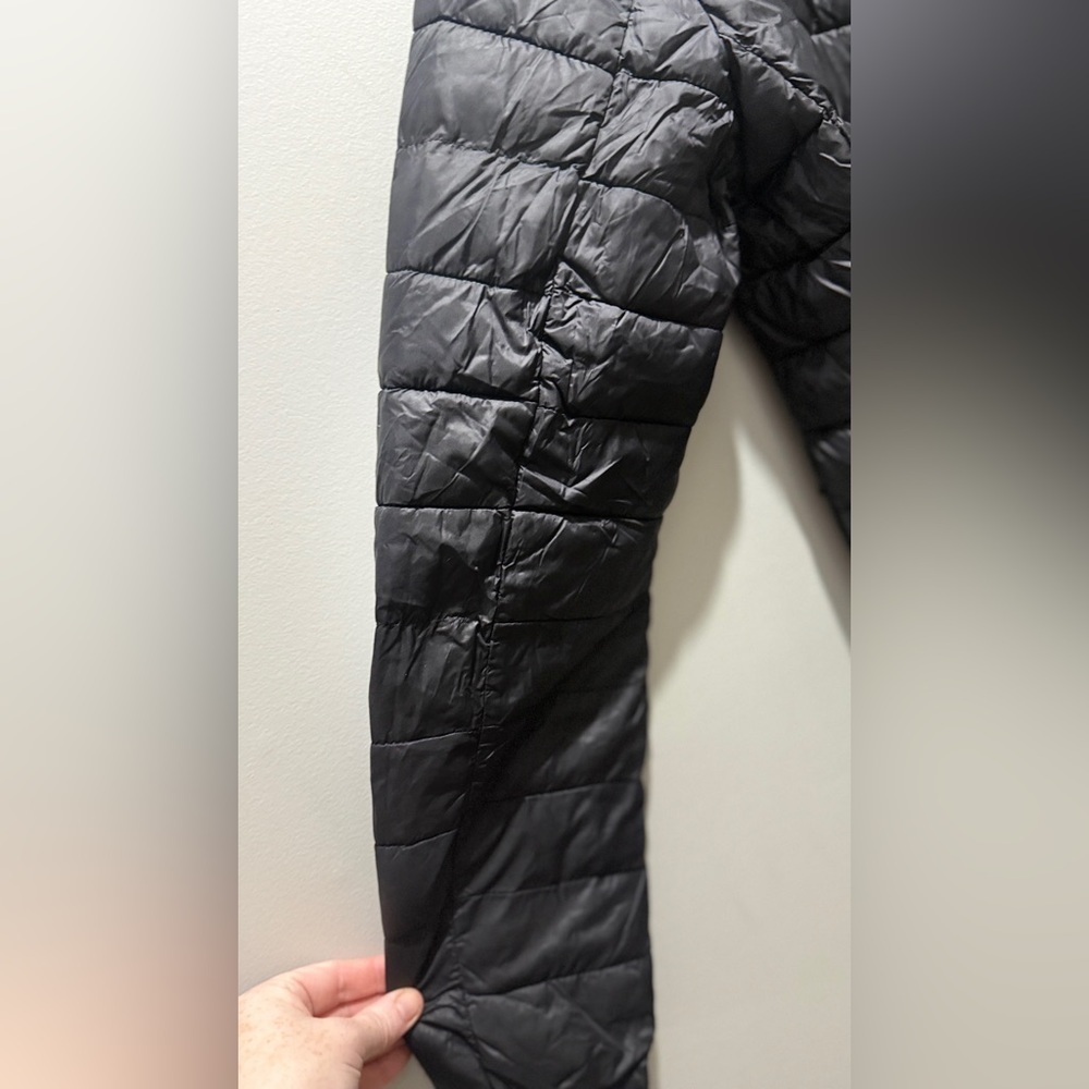Zara Lightweight Puffer Jacket - Black - Picture 5 of 5